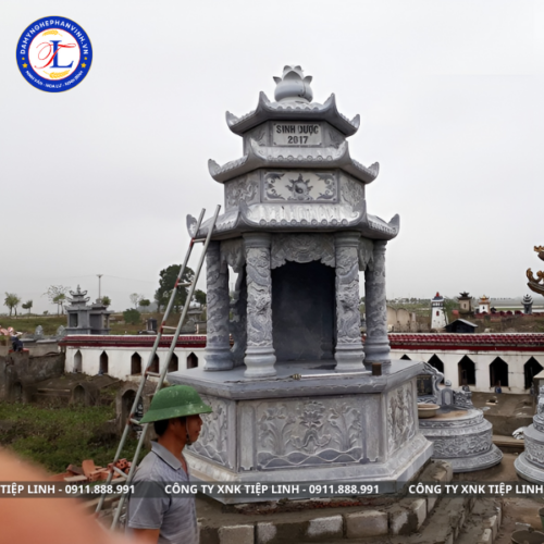 Mộ tháp đá - Mẫu 04
