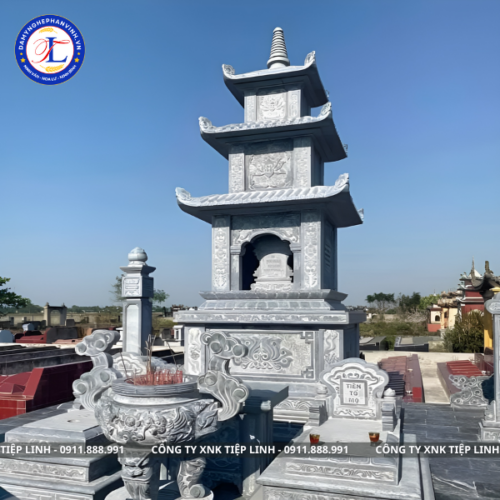 Mộ tháp đá - Mẫu 05
