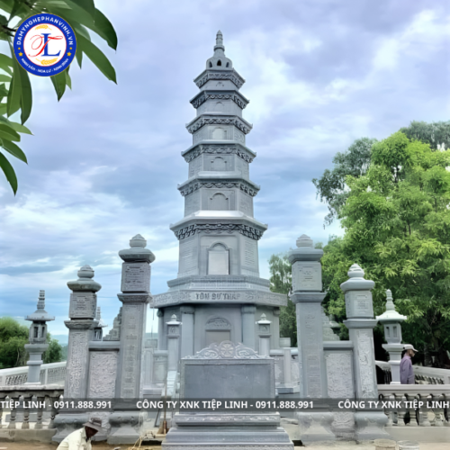 Mộ tháp đá - Mẫu 03