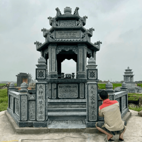 Mộ tháp đá - Mẫu 08