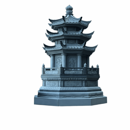 Mộ tháp đá - Mẫu 01