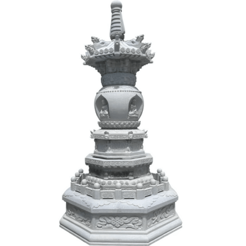 Mộ tháp đá - Mẫu 02