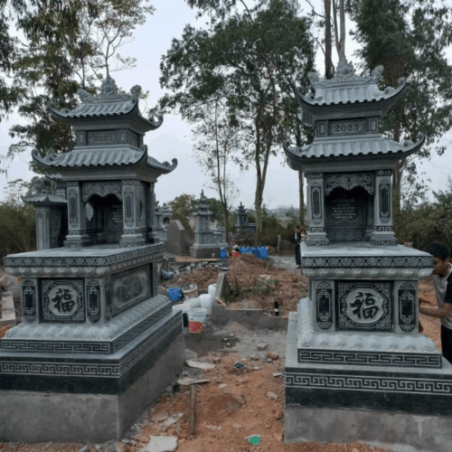 Mộ 2 mái - Mẫu 08